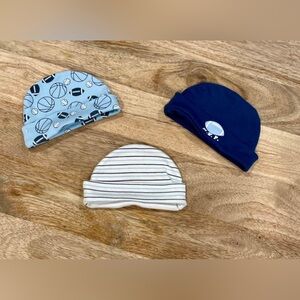 Baby Hats and Matching Mittens